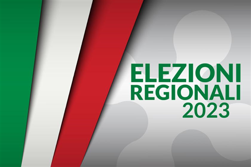 ELEZIONI REGIONALI  DI DOMENICA 12 E LUNEDI' 13 FEBBRAIO 2023